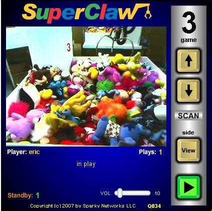 play a real claw machine online.